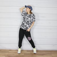 （Marble催事限定商品セール）SL2607-608　ジョガーパンツ　BLACK　レディース M・L