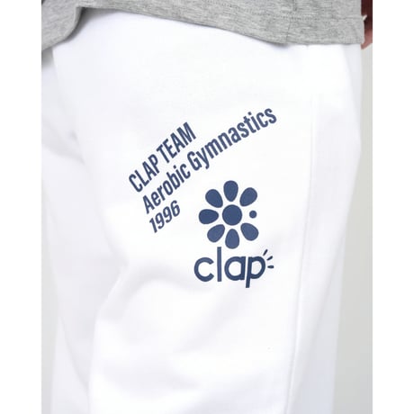（CLAP）CLAP TEAM SWEATPANTS　ホワイト