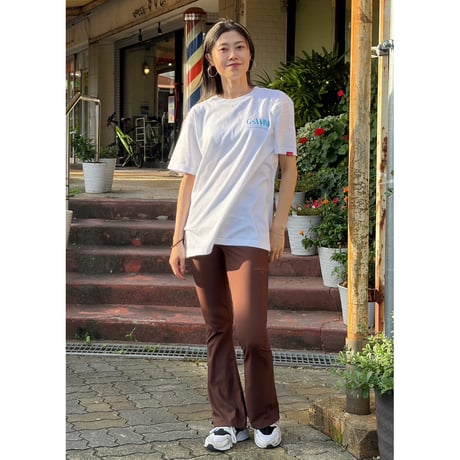 WORK OUT RIB FLARE LEGGINGS　COFFEE BROWN（コーヒーブラウン）　MサイズLサイズ