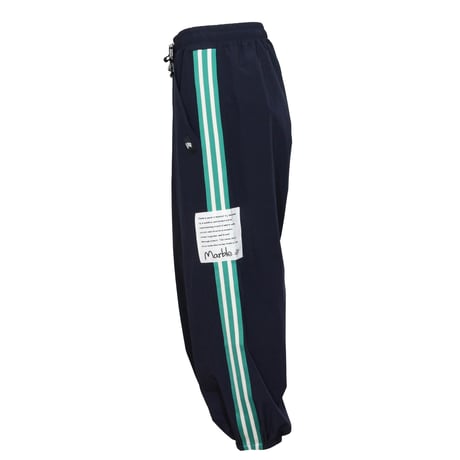 （Marble）U2609-604　ワイドロングパンツ　NAVY　UNISEX  M ・L ・XL