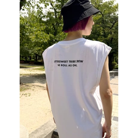 CHOOSE BSTC PREMIUM COMFORT SLEEVELESS Tee　ホワイト　MサイズLサイズ