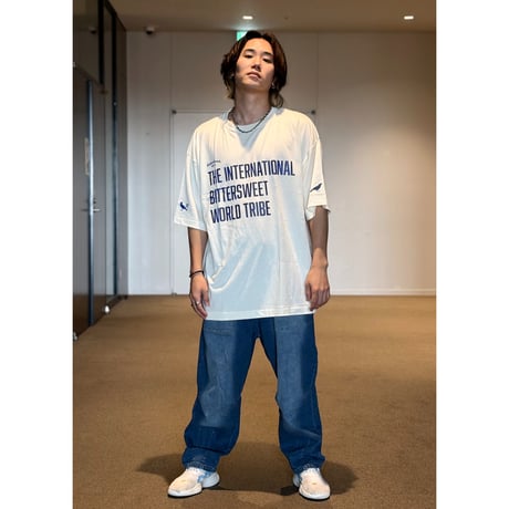 BitterSweet WORLD TRIBE TRI-BLEND BIG Tee　ヴィンテージホワイト　MサイズLサイズ