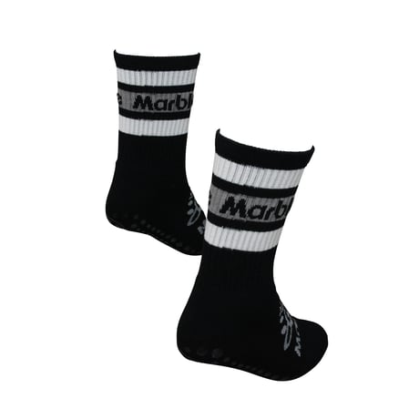 （Marble）SOX-2606-01 Marble SOCKS　ブラック　23㎝～25㎝　25㎝～27㎝
