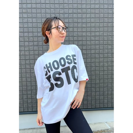 CHOOSE BSTC OVERSIZED COMFORT BIG Tee　ホワイト　LサイズXLサイズ