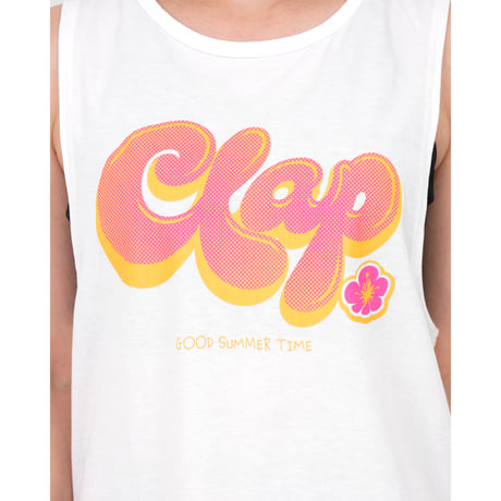 （CLAP）SUMMER CLAP BOXTANK　ホワイト