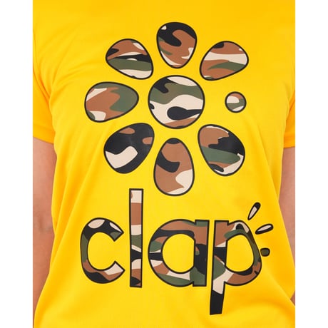 （CLAP）CLAP_CAMO C-DRYTEE　イエロー 　Mサイズ