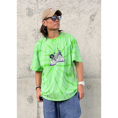 J.TRIBE LION SPIRAL Tie-Dye Tee　スパイラルライム　LサイズXLサイズXXLサイズ