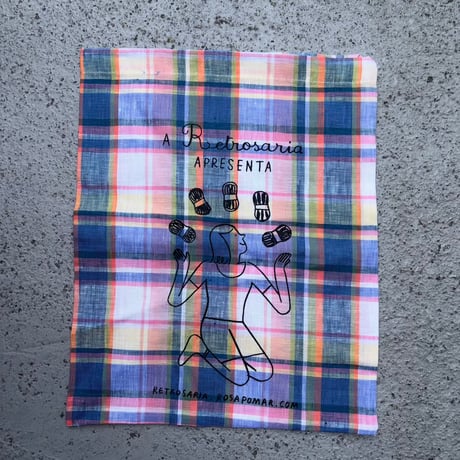 Retorosaria　RosaPomar　APRESENTA の巾着