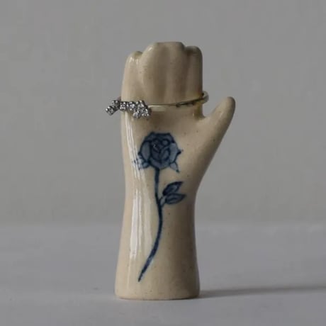 daijiinomata Ceramic Art Hand1 Painting リングスタンド