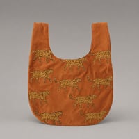 レオパード刺繍エプロンバッグ