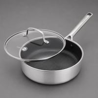 エーペックス 深型フライパン 24cm ガラス蓋付き