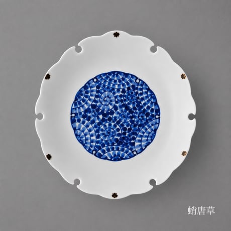 雪輪5寸銘々皿