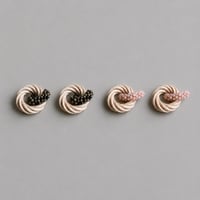 J8-3 tsubutsubu 2way 天然石 イヤーアクセサリー