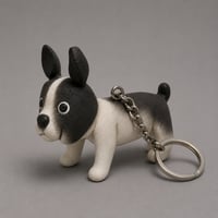 key ring / BostonTerrier