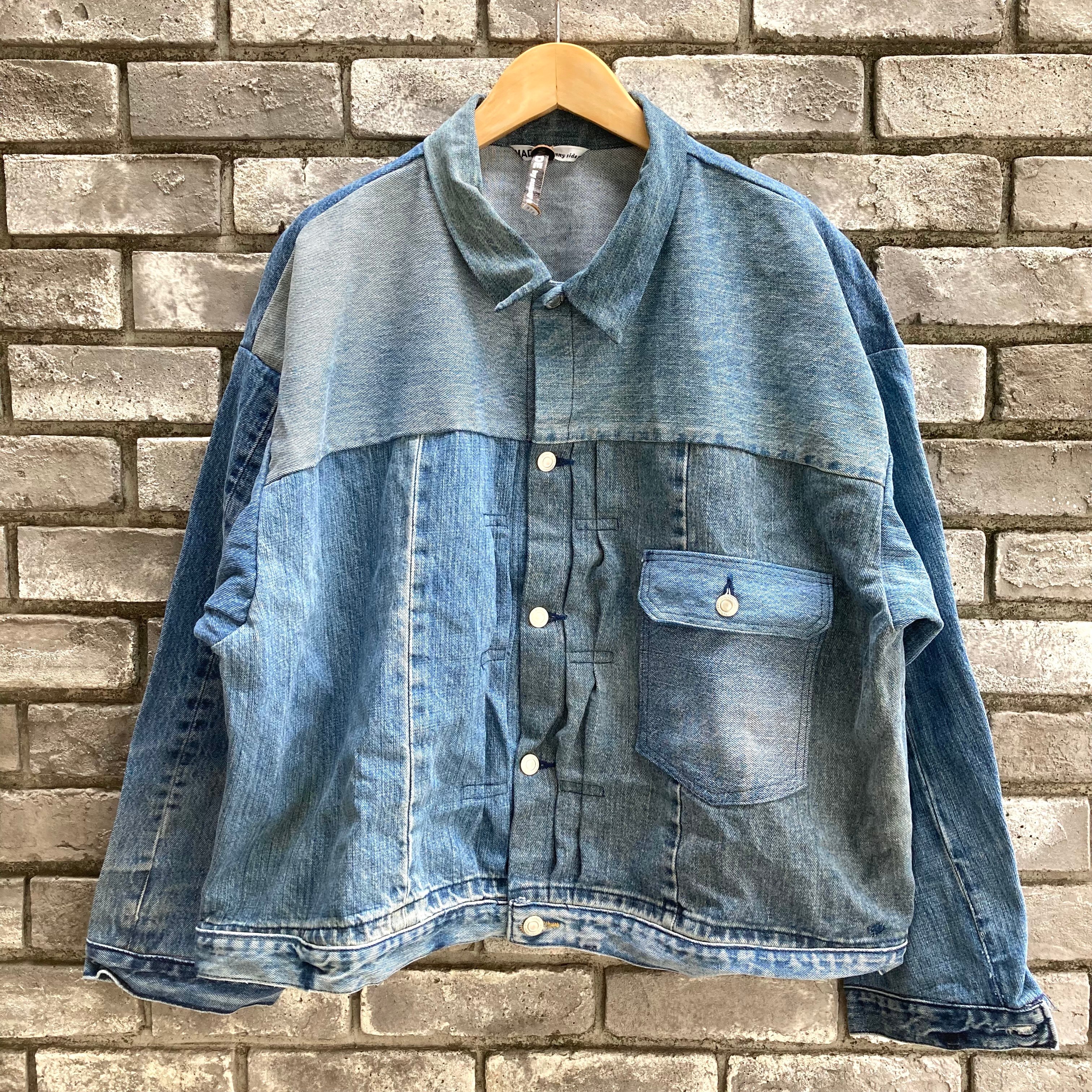 sunny side up】 Denim 1st T-Back Wide JKT A サイズ