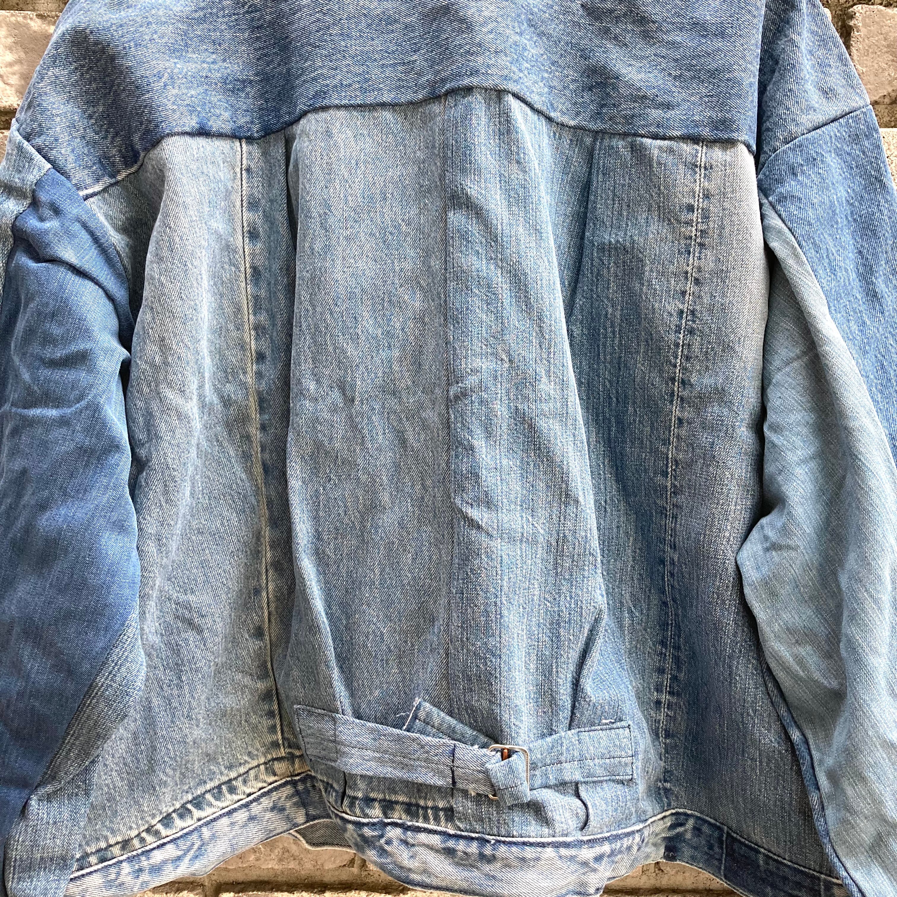 【早い者勝ち】グランジ リメイク デニムジャケット sunny side up】 Denim 1st T-Back Wide JKT A サイズ