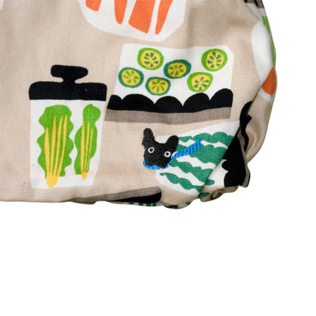 オリジナルロゴ刺繍クールスヌード（ピクルスジャー×ベージュ）