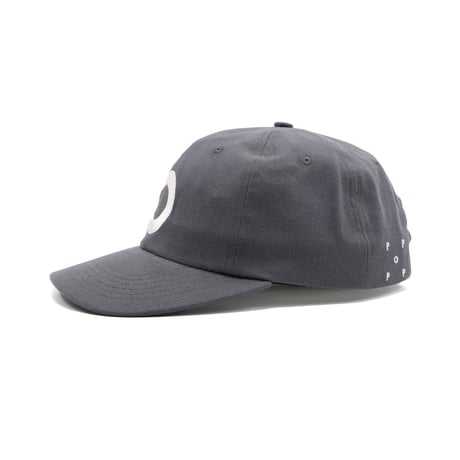 POP TRADING COMPANY O SIXPANEL HAT CHARCOAL