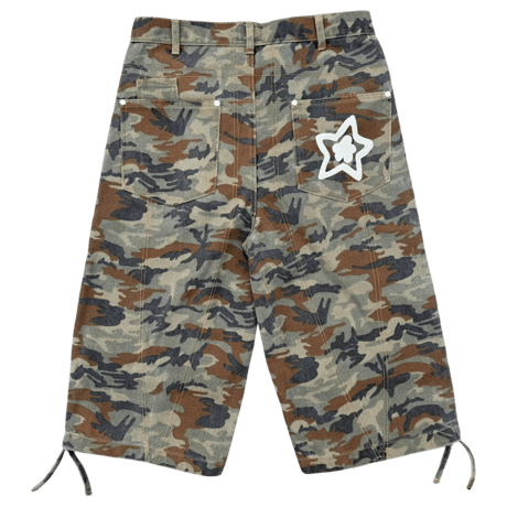 STARTEAM CAMO STAR CAPRI PANTS
