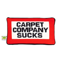 CARPET COMPANY NEEDLEPOINT KNITTED PILLOW