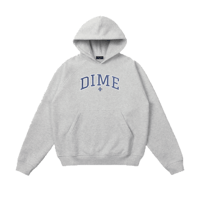 DIME VARSITY HOODIE HEATHER GREY
