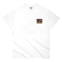 VIOLET BLOCK TEAM TEE WHITE