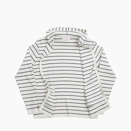 YARDSALE FRENCH KNIT HOOD WHITE / NAVY