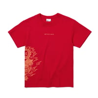 CLOSE DOOR DRAGON TEE RED