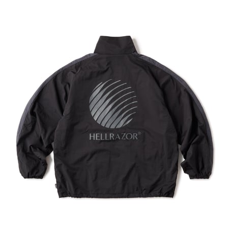 HELLRAZOR LOGO SPORT NYLON TRUCK JACKET BLACK