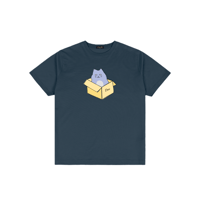 DIME BOX LOGO TEE NAVY