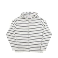 YARDSALE FRENCH KNIT HOOD WHITE / NAVY