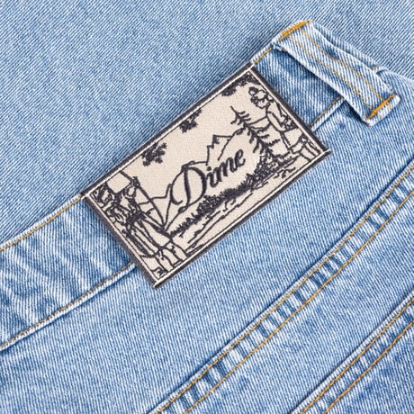 DIME RELAXED DENIM PANTS BLUE WASHED