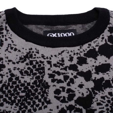 GX1000 JACQUARD KNIT SWEATER LACED GREY
