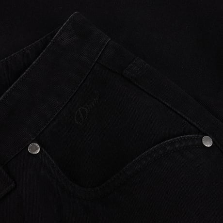 DIME BAGGY DENIM PANTS BLACK