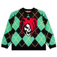 CARPET COMPANY JESTER KNIT SWEATER ARGYLE
