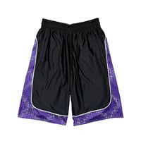 ALWAYS CROSS PLAID SHORTS PURPLE / BLACK