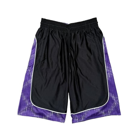 ALWAYS CROSS PLAID SHORTS PURPLE / BLACK