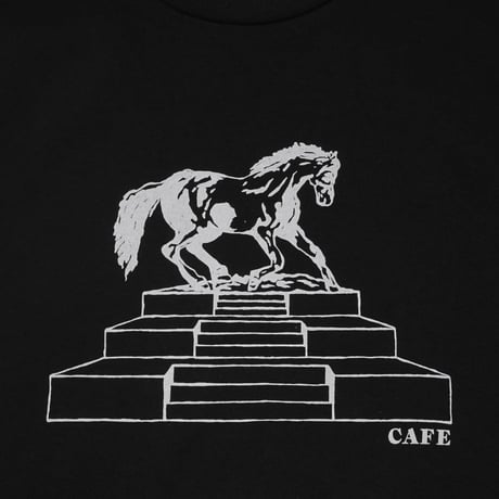 SKATEBOARD CAFE HOME GROUND TEE BLACK