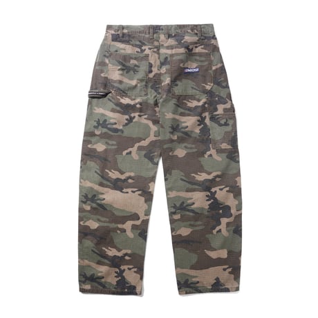 CASH ONLY RIPSTOP CARPENTER SHORTS WOODLAND MULTI