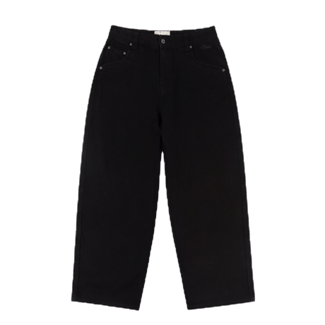 DIME BAGGY DENIM PANTS BLACK