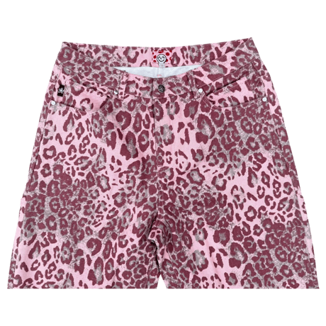 STARTEAM PINK LEOPARD STAR JEANS