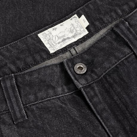 DIME RELAXED DENIM PANTS BLACK WASHED