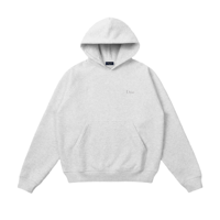 DIME CLASSIC SMALL LOGO HOODIE ASH