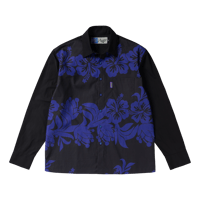 ALWAYS LANDON LONGSLEEVE SHIRT BLACK/BLUE
