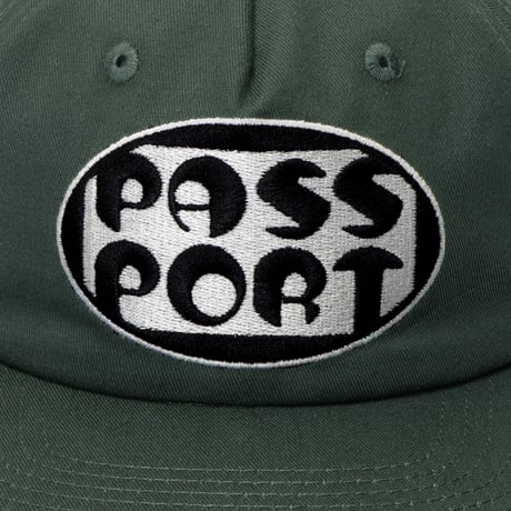 PASSPORT ROUNDED WORKERS CAP SEAWEED GREEN
