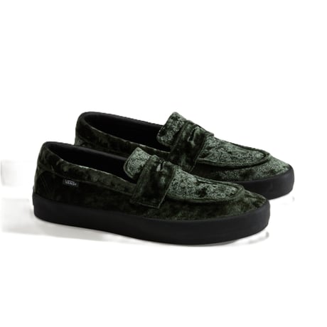 VANS SKATE LOAFER VELVET OIL GREEN