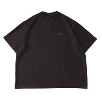 LIDAIRPEAKS STRIPED EMBOSS TEE CHARCOAL