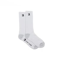 2 RISER PADS 2 SOCKS WHITE