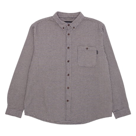 GX1000 L/S  HOUNDSTOOTH BUTTON DOWN SHIRT BLUE