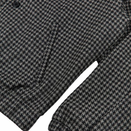 GRAND COLLECTION HOUNDSTOOTH WOOL JACKET BLACK / GREY